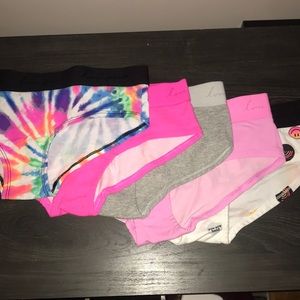 VS PINK underwear, 5 pairs, NEVER worn, medium